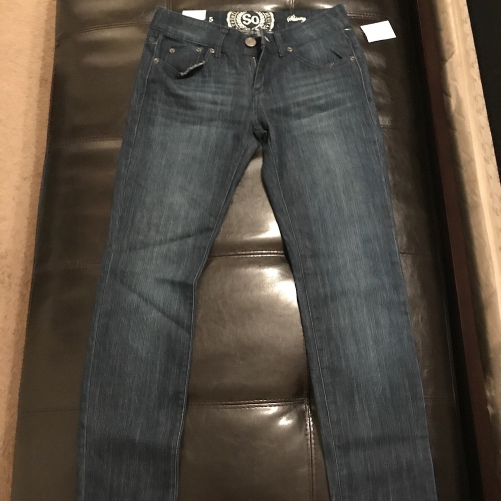 Dark blue SO skinny jeans